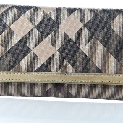 Burberry Smoked Check Continental Wallet Trench 10 of 16