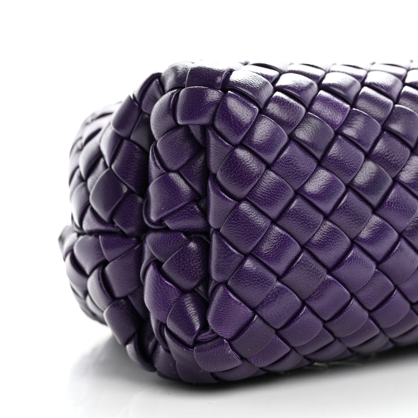 Nappa Intrecciato Small Padded The Handle Tote Purple