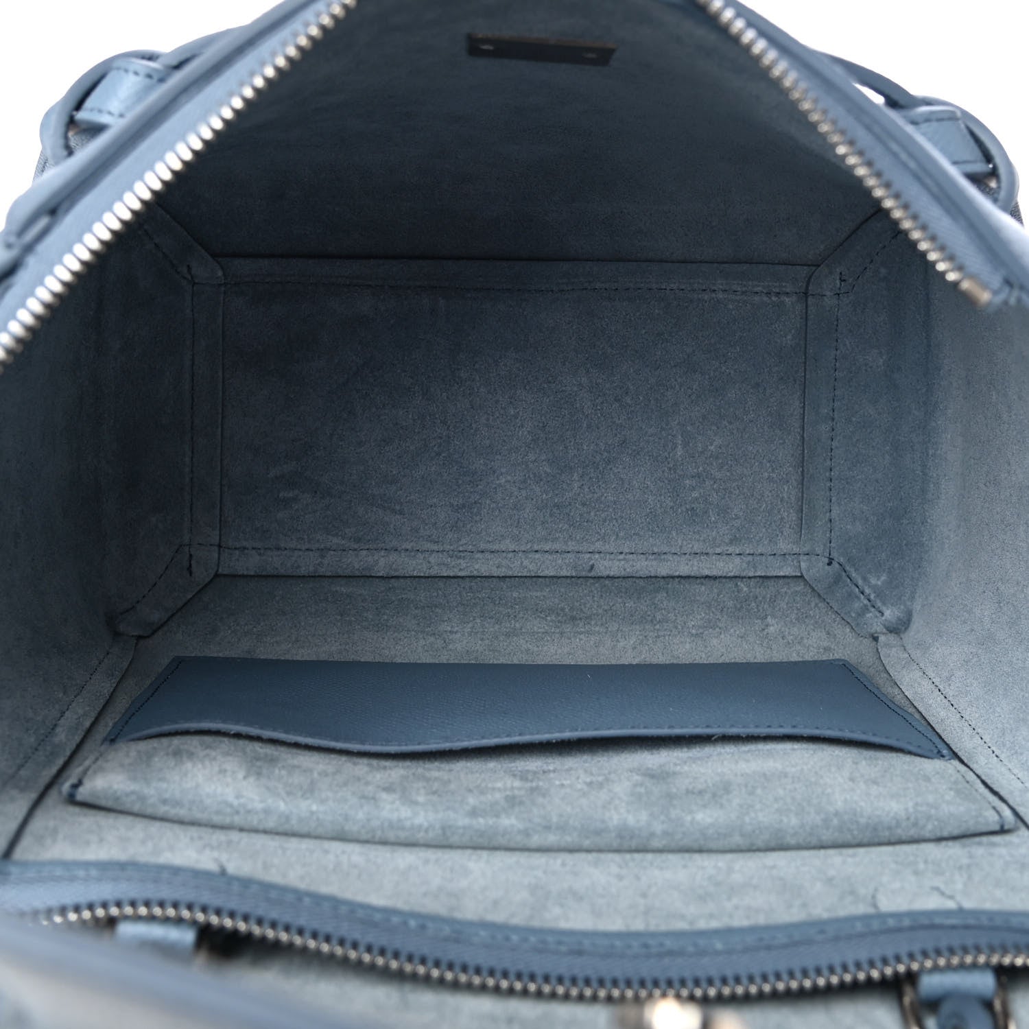 Celine Grained Calfskin Mini Belt Bag Washed Blue 5 of 15