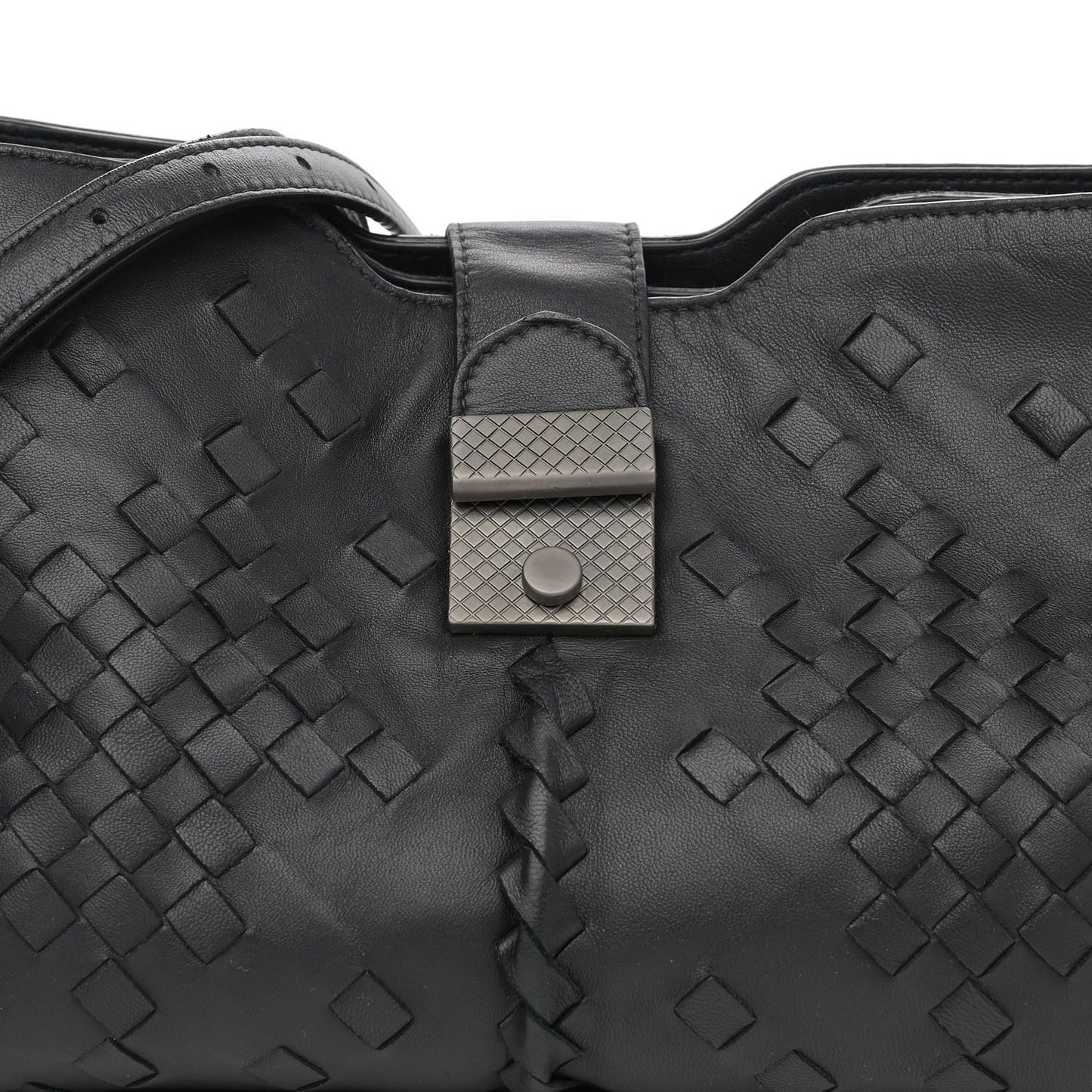 Nappa Intrecciato Tote Black