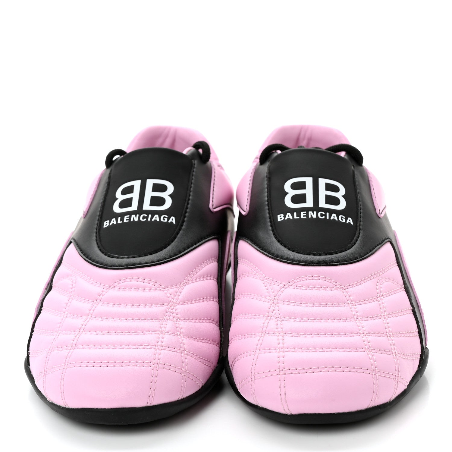 Balenciaga Polyurethane Womens Zen Sneakers 37 Pink Black 2 of 8