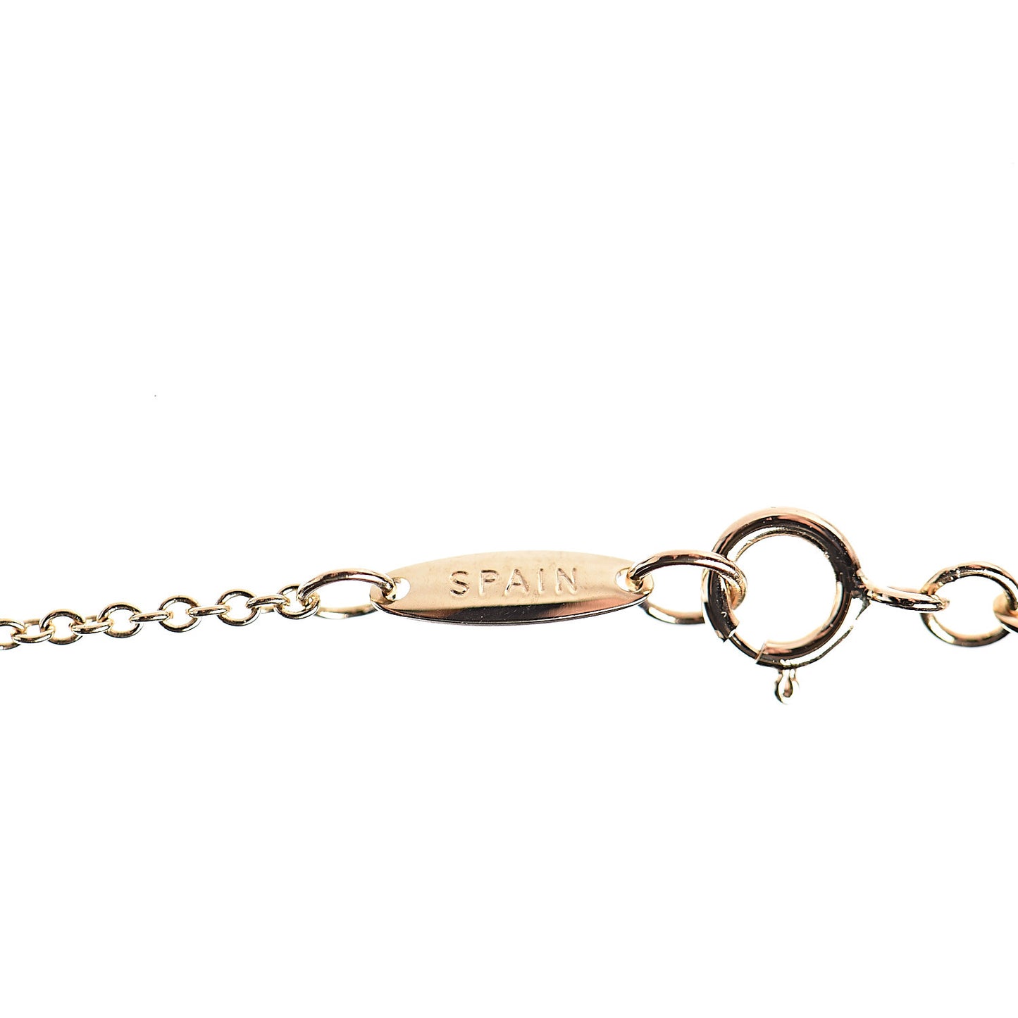 18K Yellow Gold 7mm Elsa Peretti Bean Pendant Necklace
