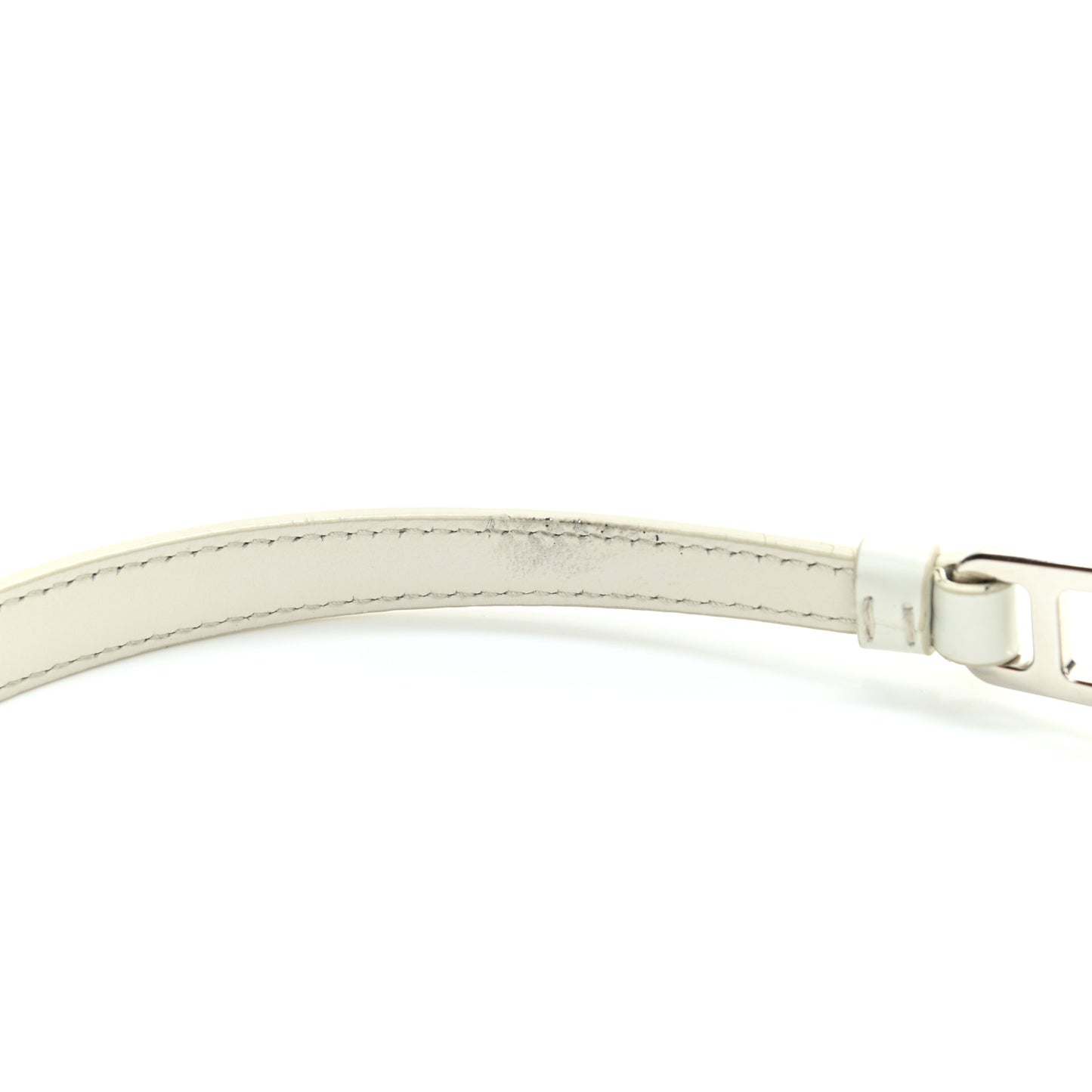 Spazzolato Cleo Shoulder Bag White