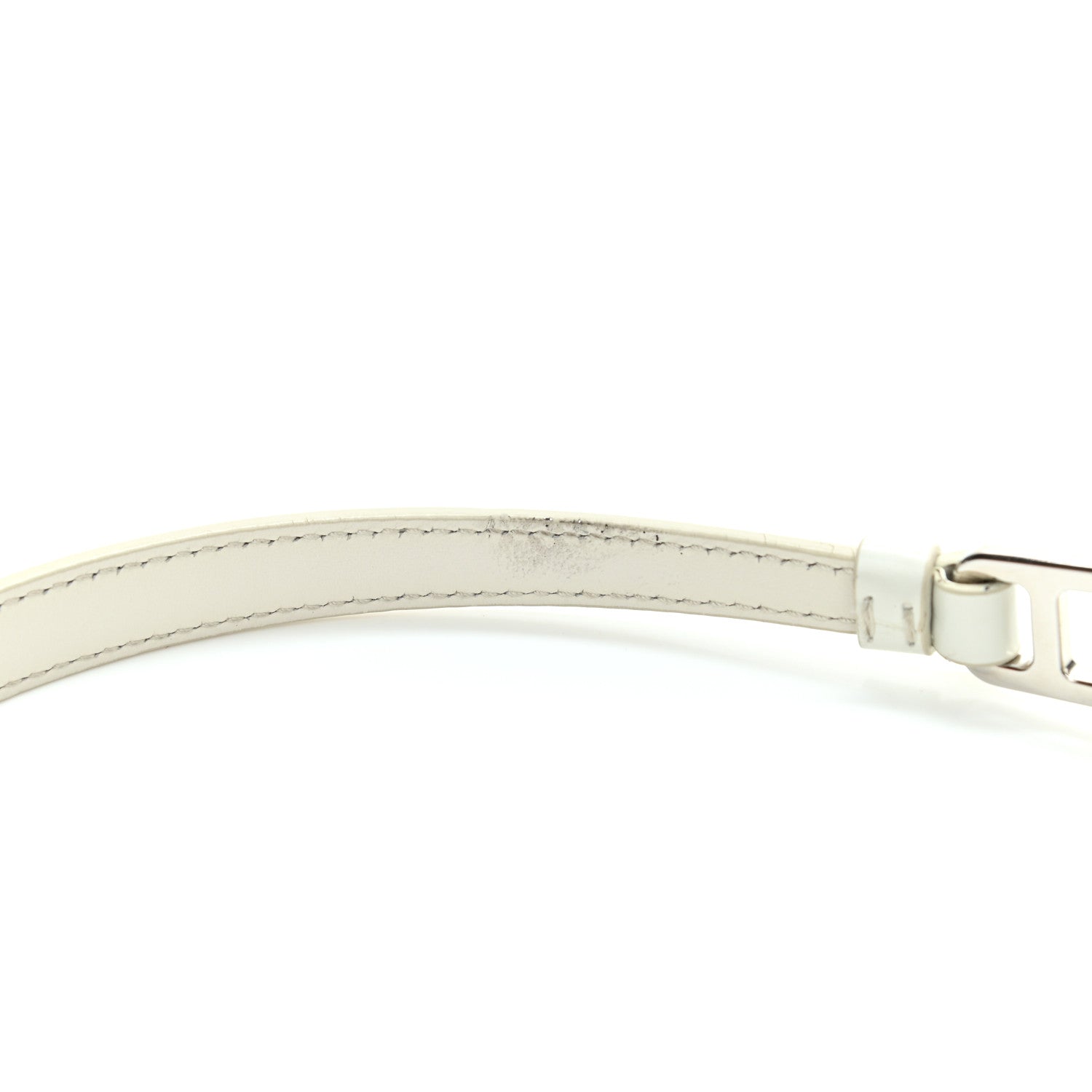 Prada Spazzolato Cleo Shoulder Bag White 9 of 9