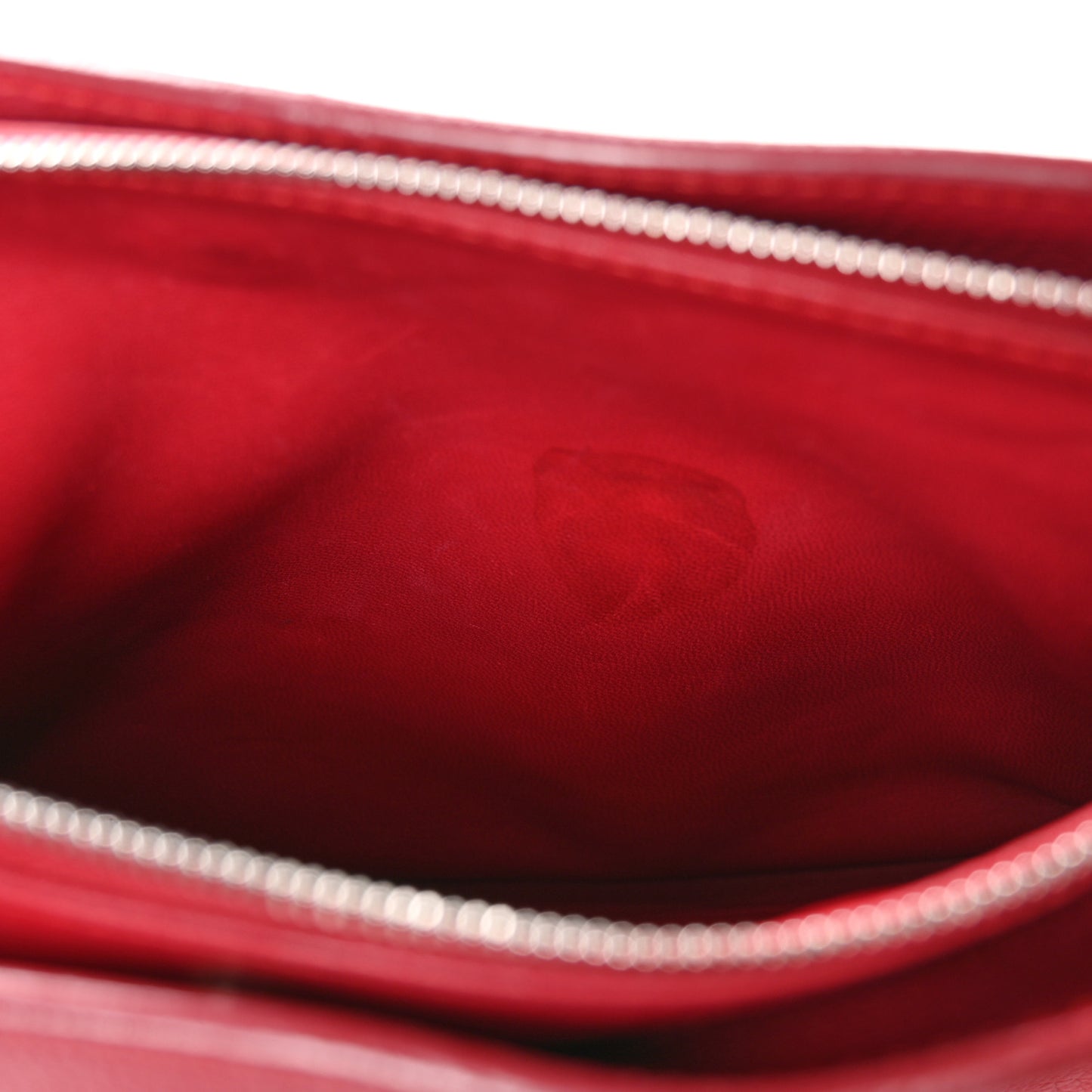 Grained Calfskin Milky Way Shoulder Bag Red