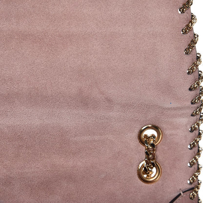 Valentino Garavani Vitello Groumette Small Rockstud Demilune Shoulder Bag Lipstick 10 of 11