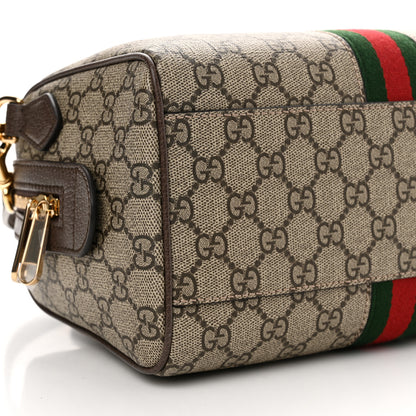 Gucci GG Supreme Monogram Web Small Ophidia Top Handle Bag Beige Ebony 9 of 10