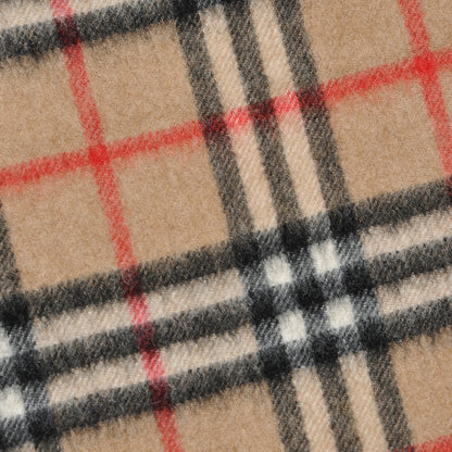 Burberry Cashmere House Check Fringe Scarf Camel 4 of 5