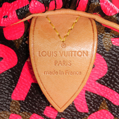 Louis Vuitton Monogram Graffiti Speedy 30 Fuchsia 7 of 7