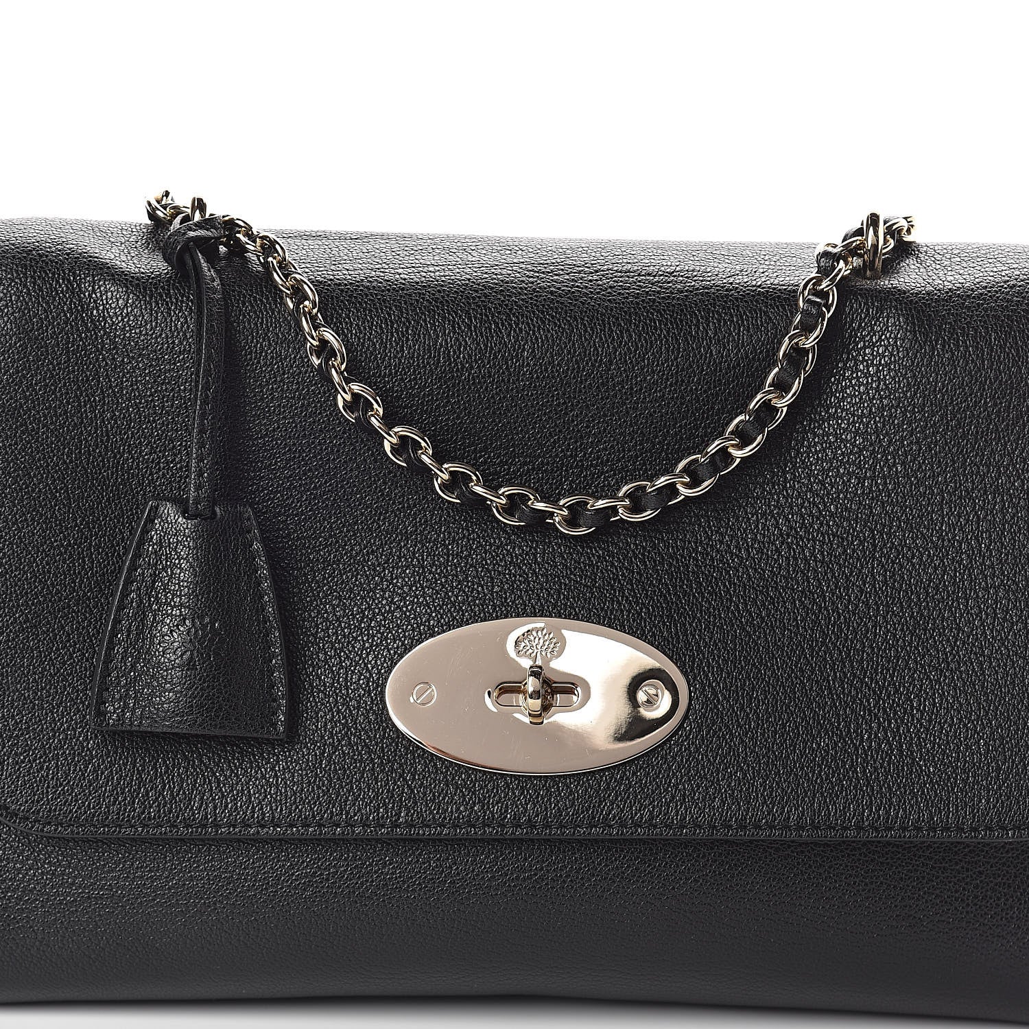 Mulberry Glossy Goatskin Medium Lily Black 7 of 9