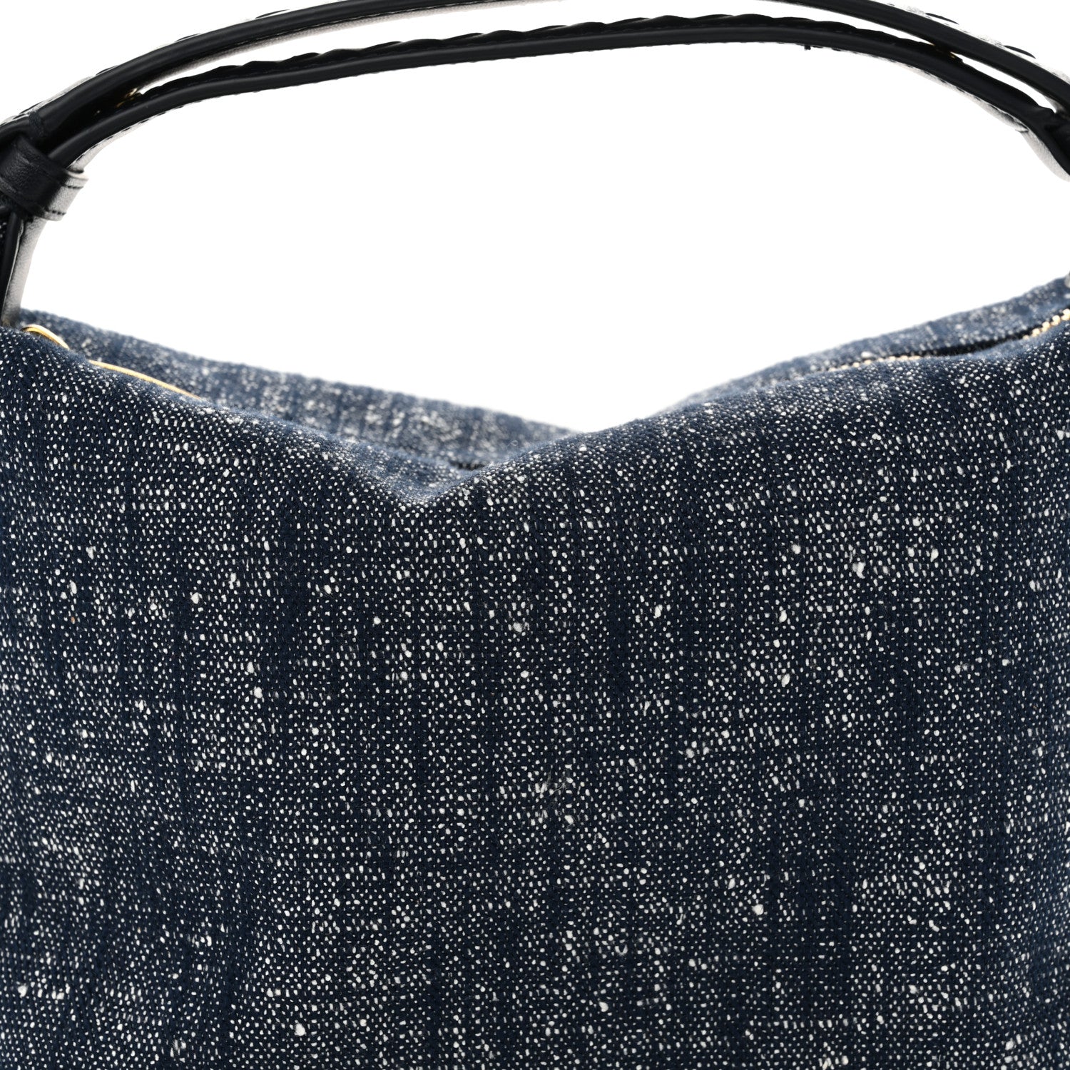 Bottega Veneta Denim Boucle Mini Wallace Navy White Space 8 of 11