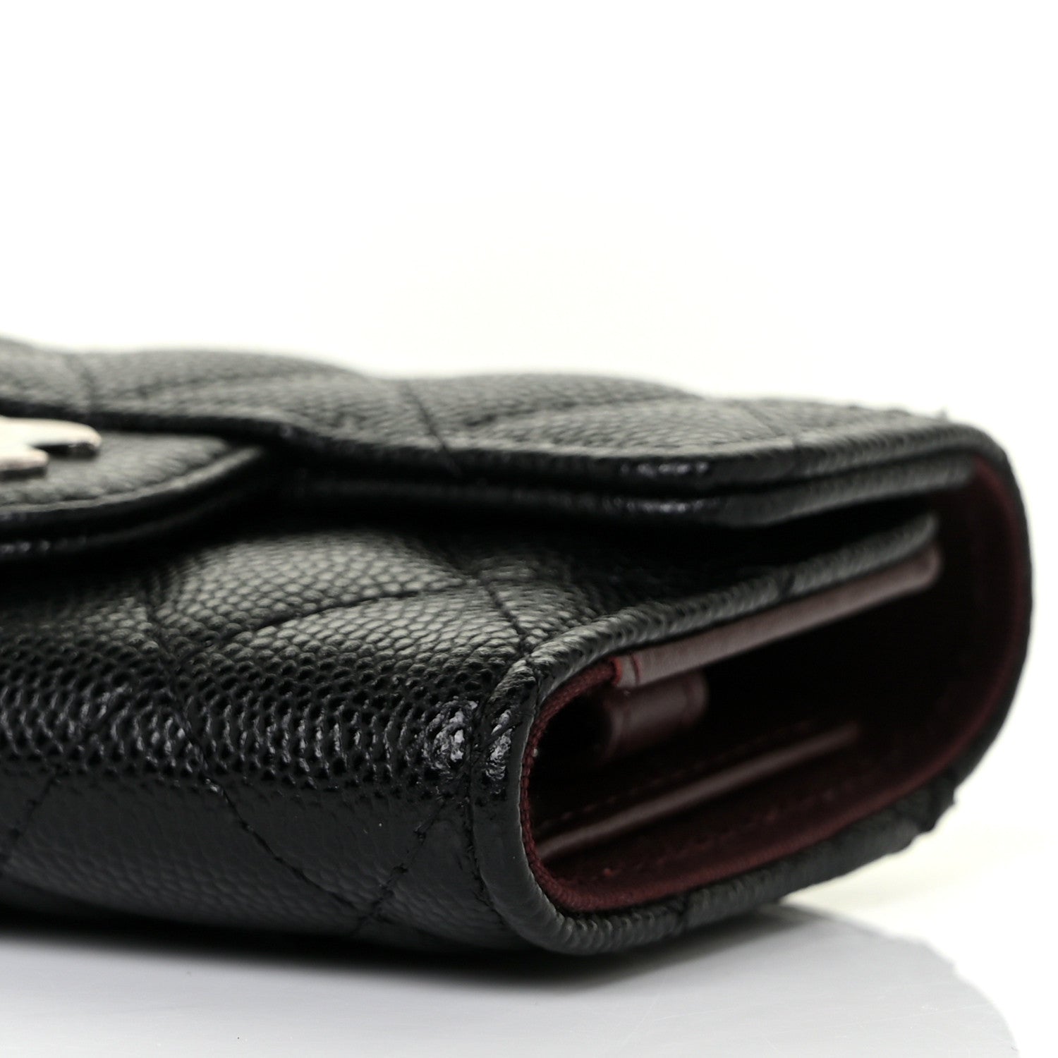 Chanel Caviar Quilted Classic 4 Key Holder Wallet Black 9 of 10