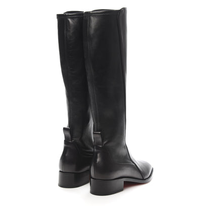 Christian Louboutin Nappa Tagastretch Flat Knee Boots 36.5 Black 4 of 8
