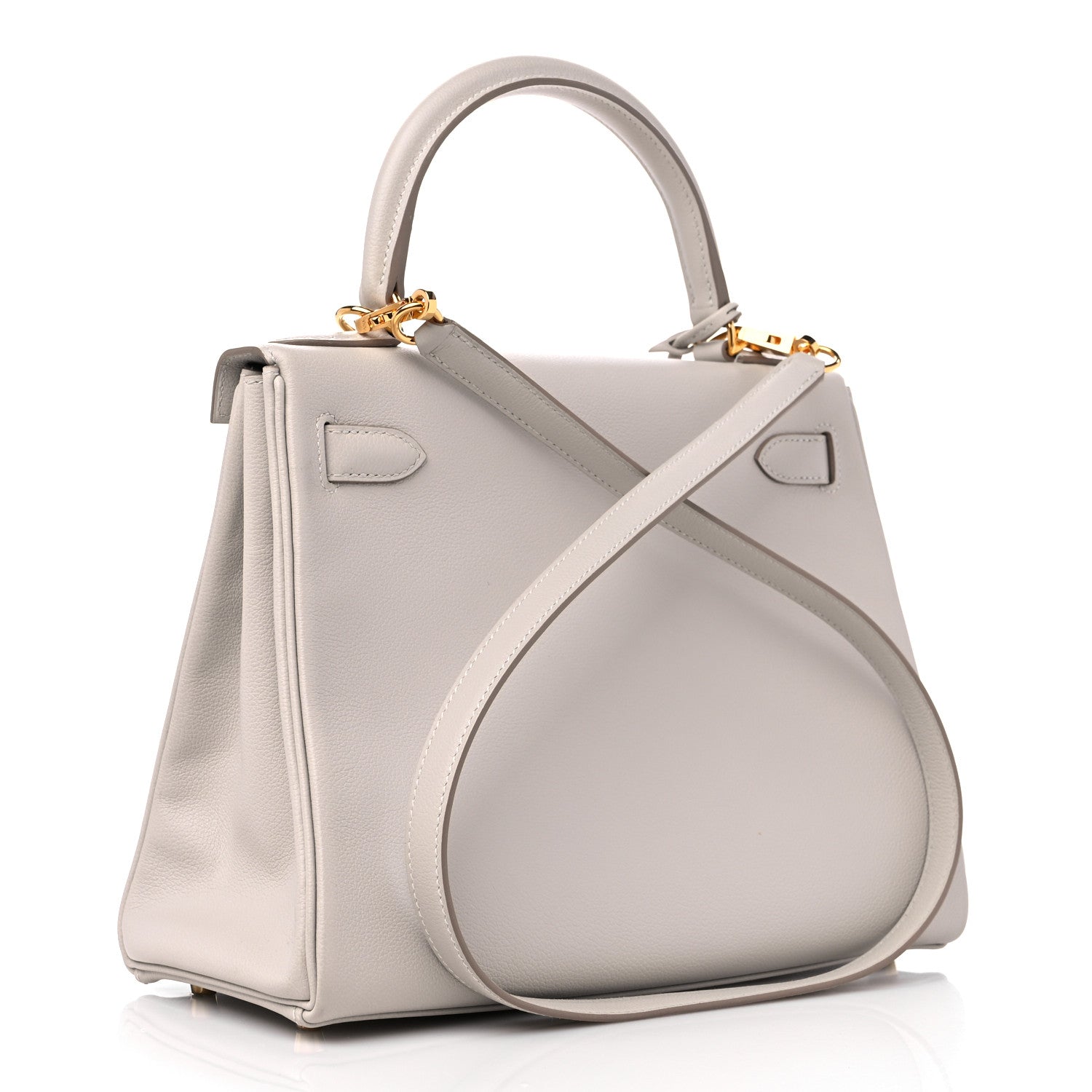 Hermes Evercolor Kelly Retourne 28 Gris Perle 3 of 11