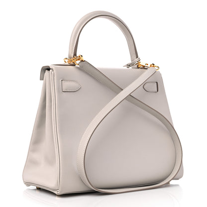 Hermes Evercolor Kelly Retourne 28 Gris Perle 3 of 11