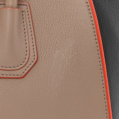 Givenchy Sugar Goatskin Medium Tri-Color Antigona Taupe Black Orange 14 of 17