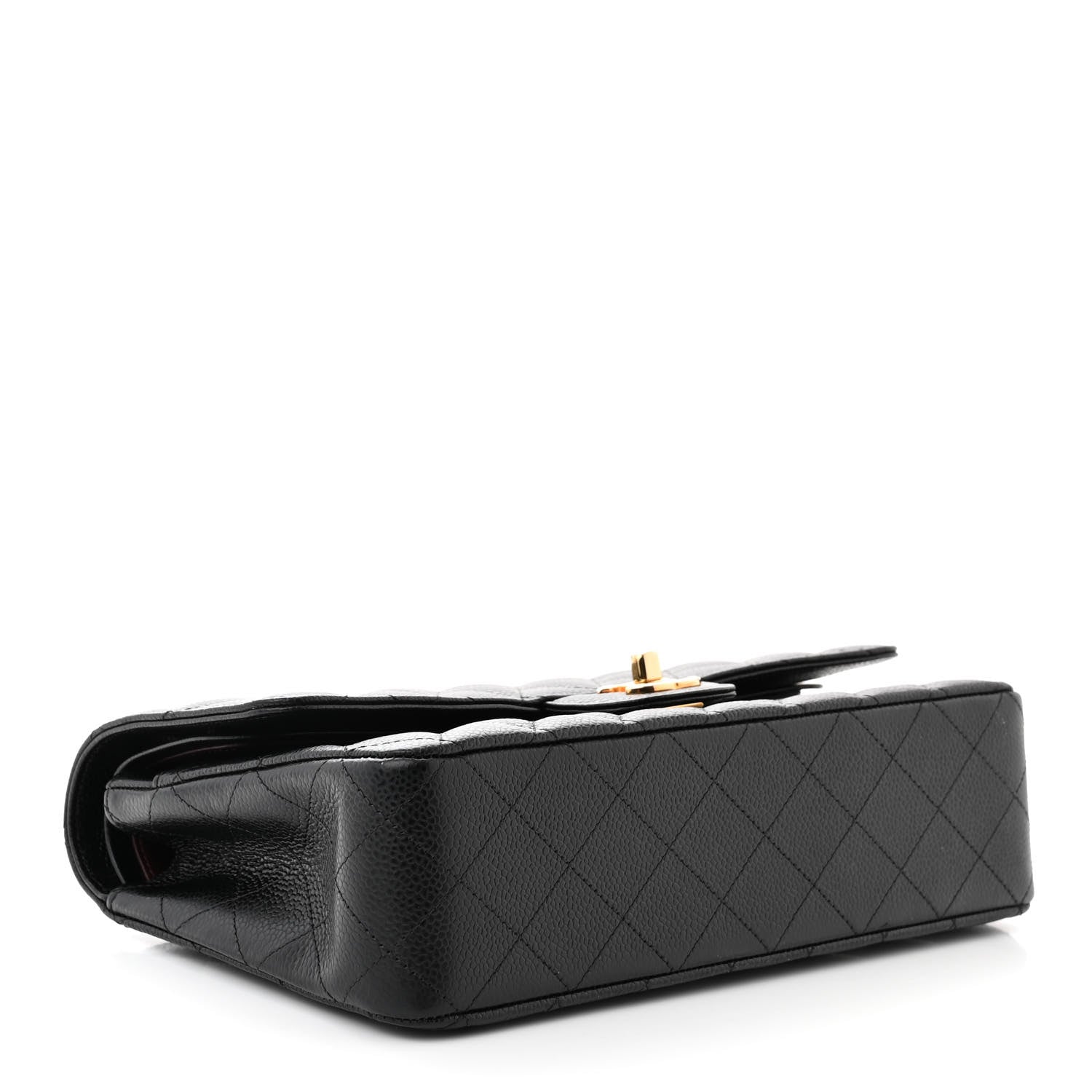 Chanel Caviar Quilted Medium Double Flap Black 4 of 11
