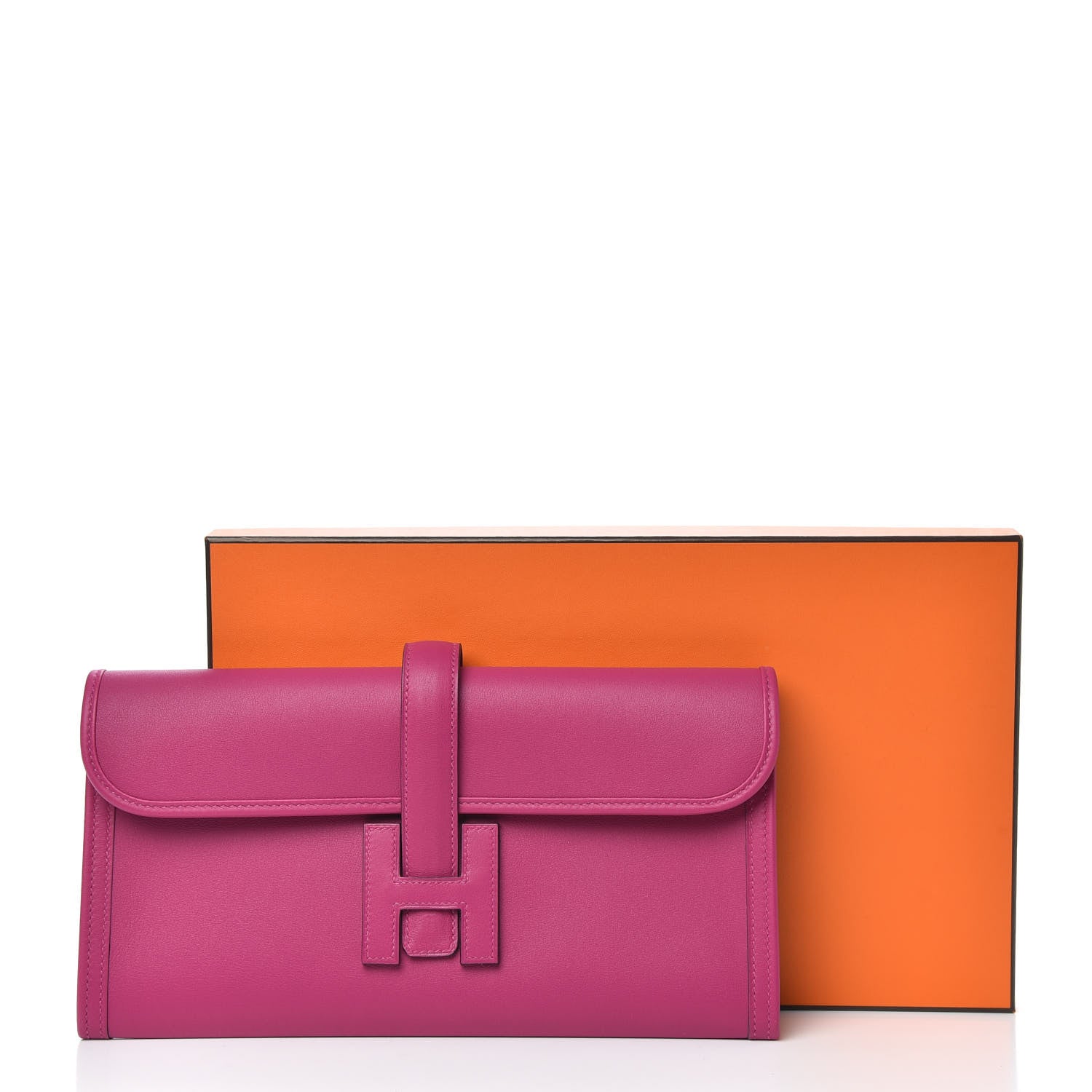 Hermes Swift Jige Elan 29 Clutch Rose Pourpre 10 of 10