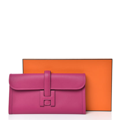 Hermes Swift Jige Elan 29 Clutch Rose Pourpre 10 of 10
