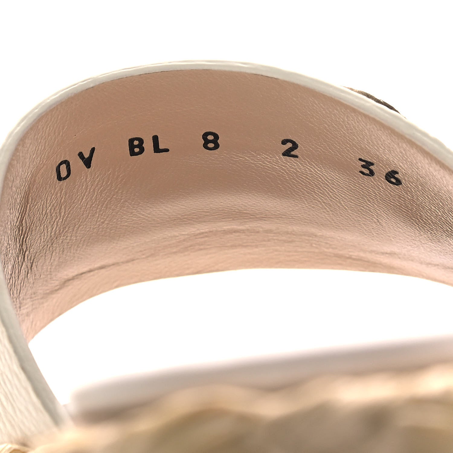 Valentino Garavani Grainy Cowhide Vlogo Espadrille 5mm Flat Slide Sandals 36 Light Ivory 8 of 9