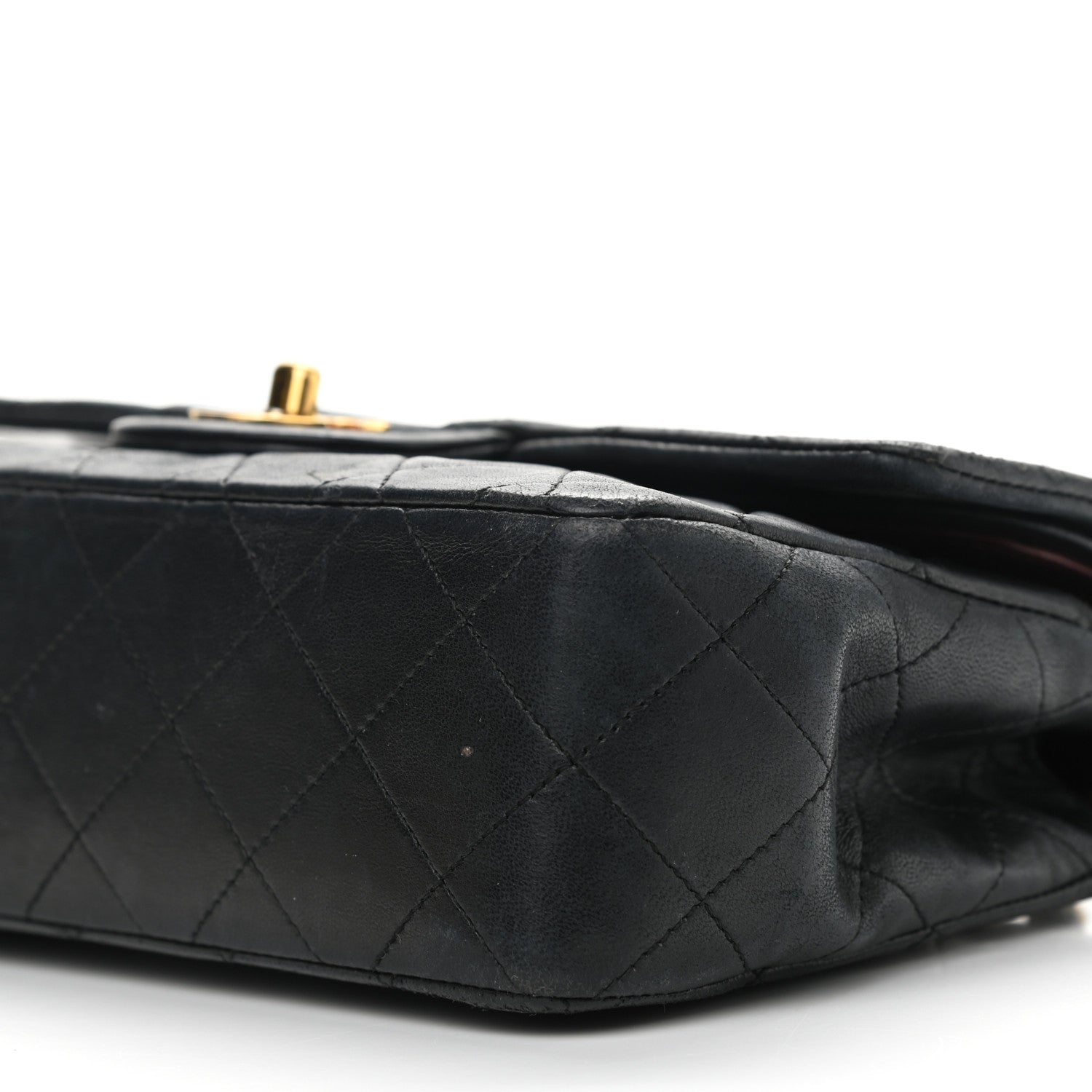Chanel Lambskin Quilted Small Double Flap Black 11 of 15