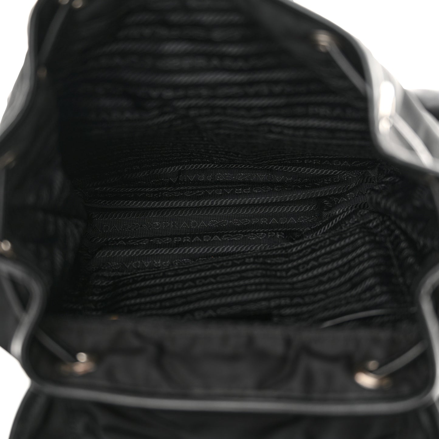 Tessuto Nylon Vitello Backpack Black