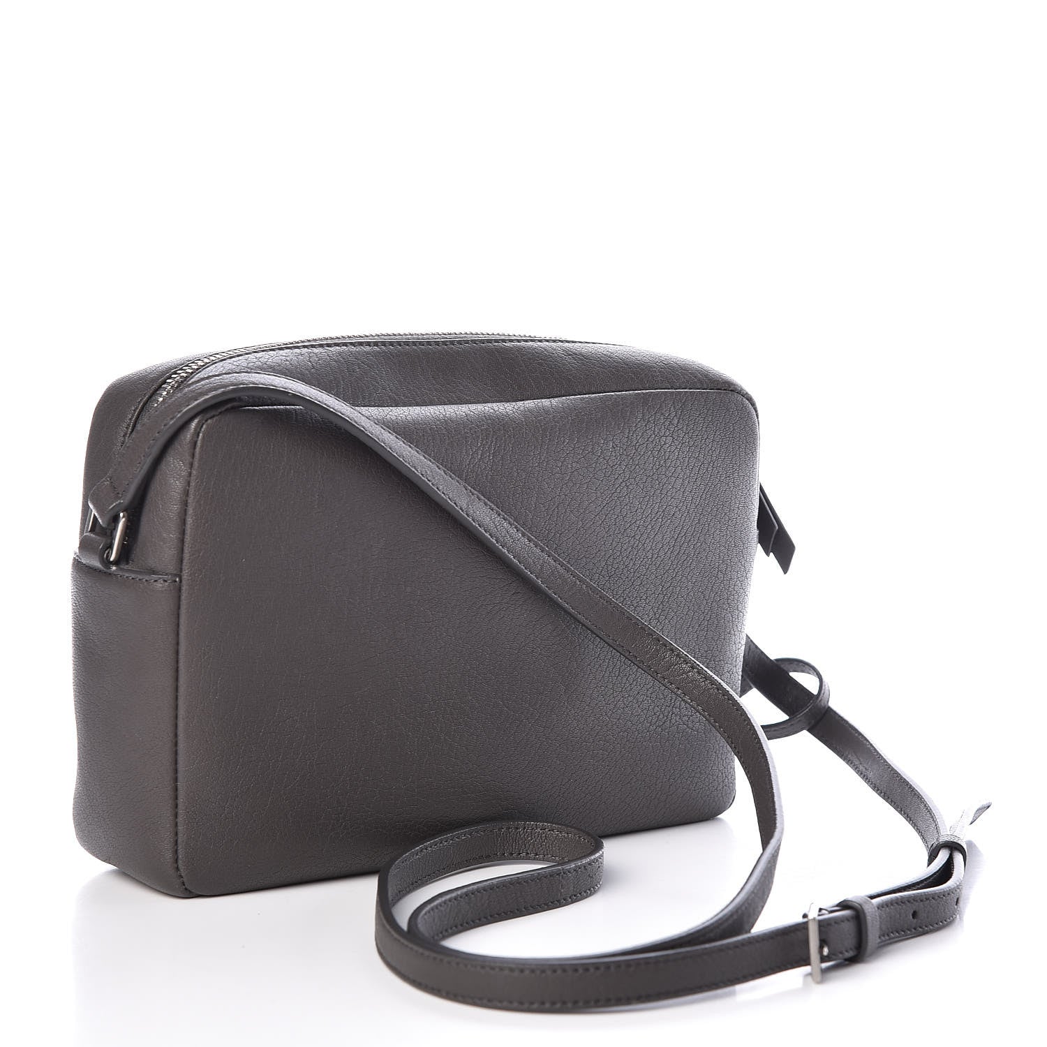 Saint Laurent Lambskin Monogram Small Lou Camera Bag Asphalt 3 of 9