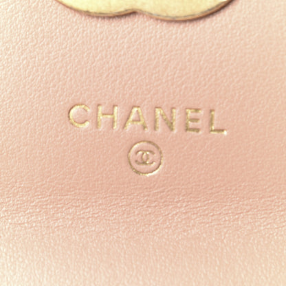 Chanel Calfskin Quilted Perfect Fit Coin Purse With Chain Beige 6 of 8