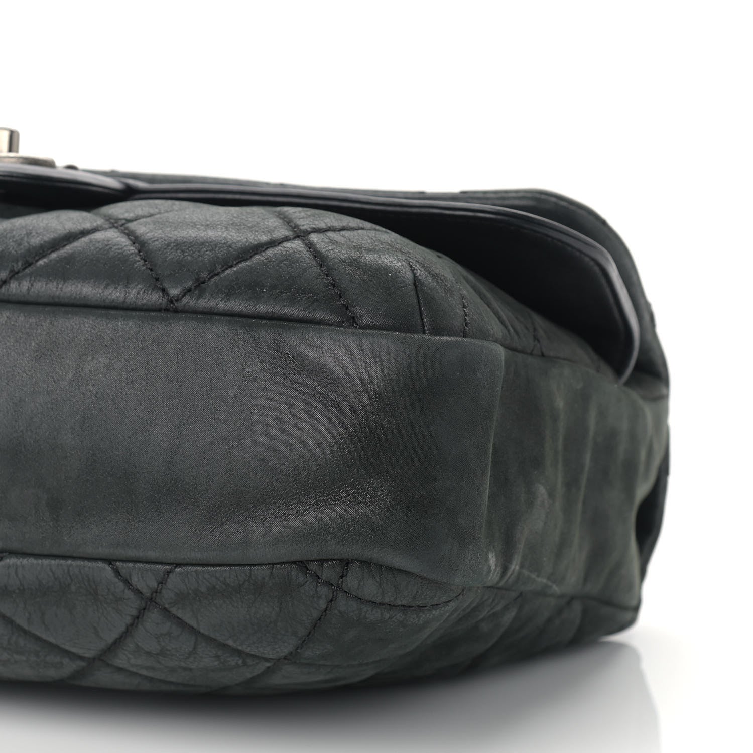 Chanel Iridescent Calfskin Jumbo In the Mix Double Flap Black 9 of 10