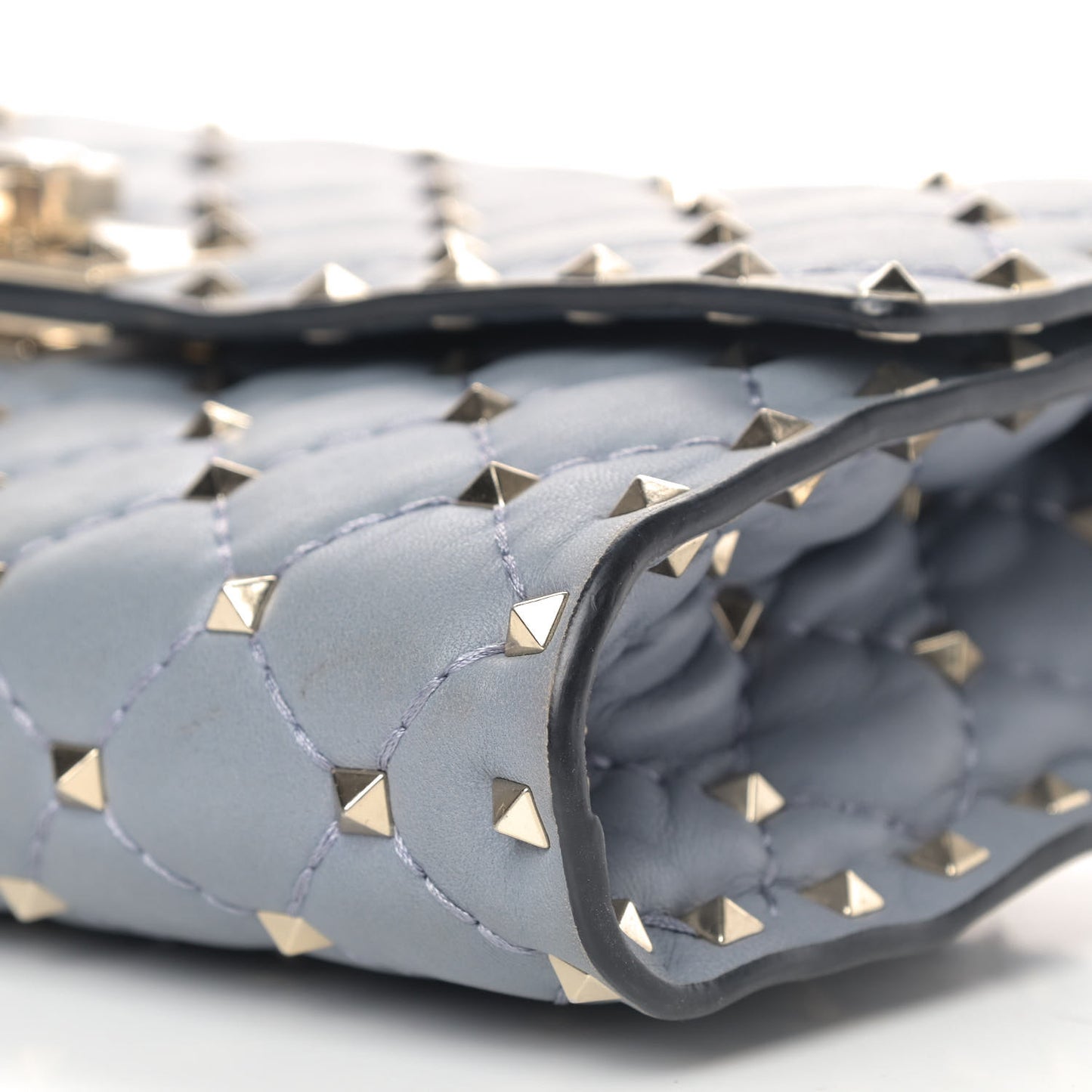 Nappa Rockstud Spike Wallet on Chain Nube