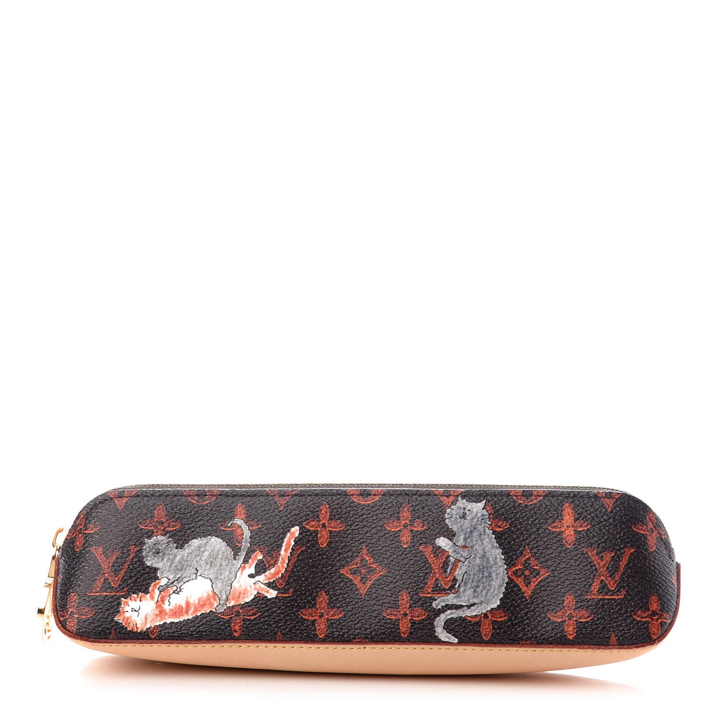 Catogram Elizabeth Pouch Orange Marron