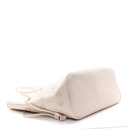 Louis Vuitton Monogram Debossed Neverfull MM Eden 4 of 9