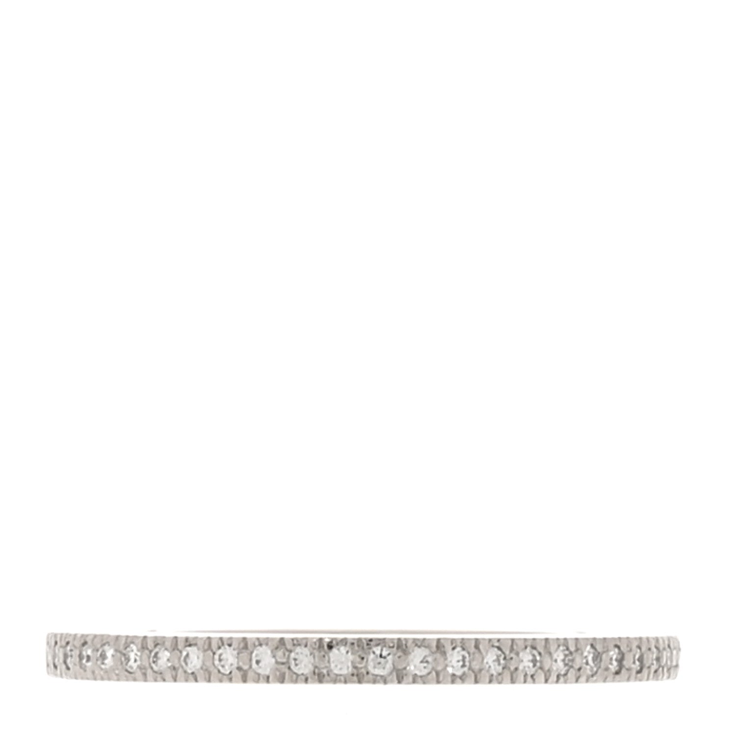 Tiffany Platinum Diamond Metro Full Eternity Band Ring 49 5 3 of 5
