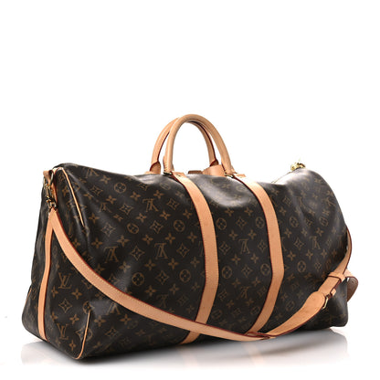 Louis Vuitton Monogram Keepall Bandouliere 55 2 of 13