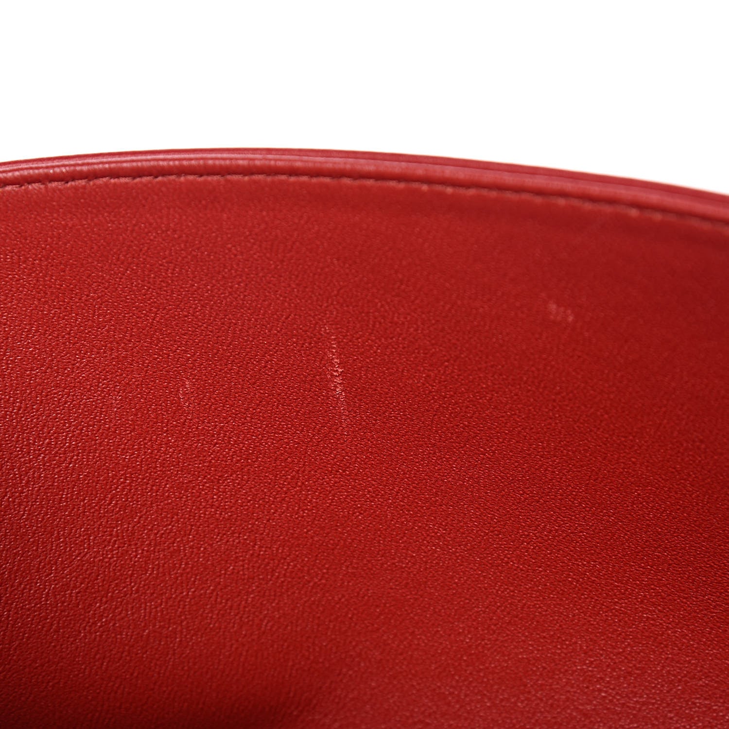 Chanel Lambskin Quilted Jumbo Double Flap Red 9 of 11