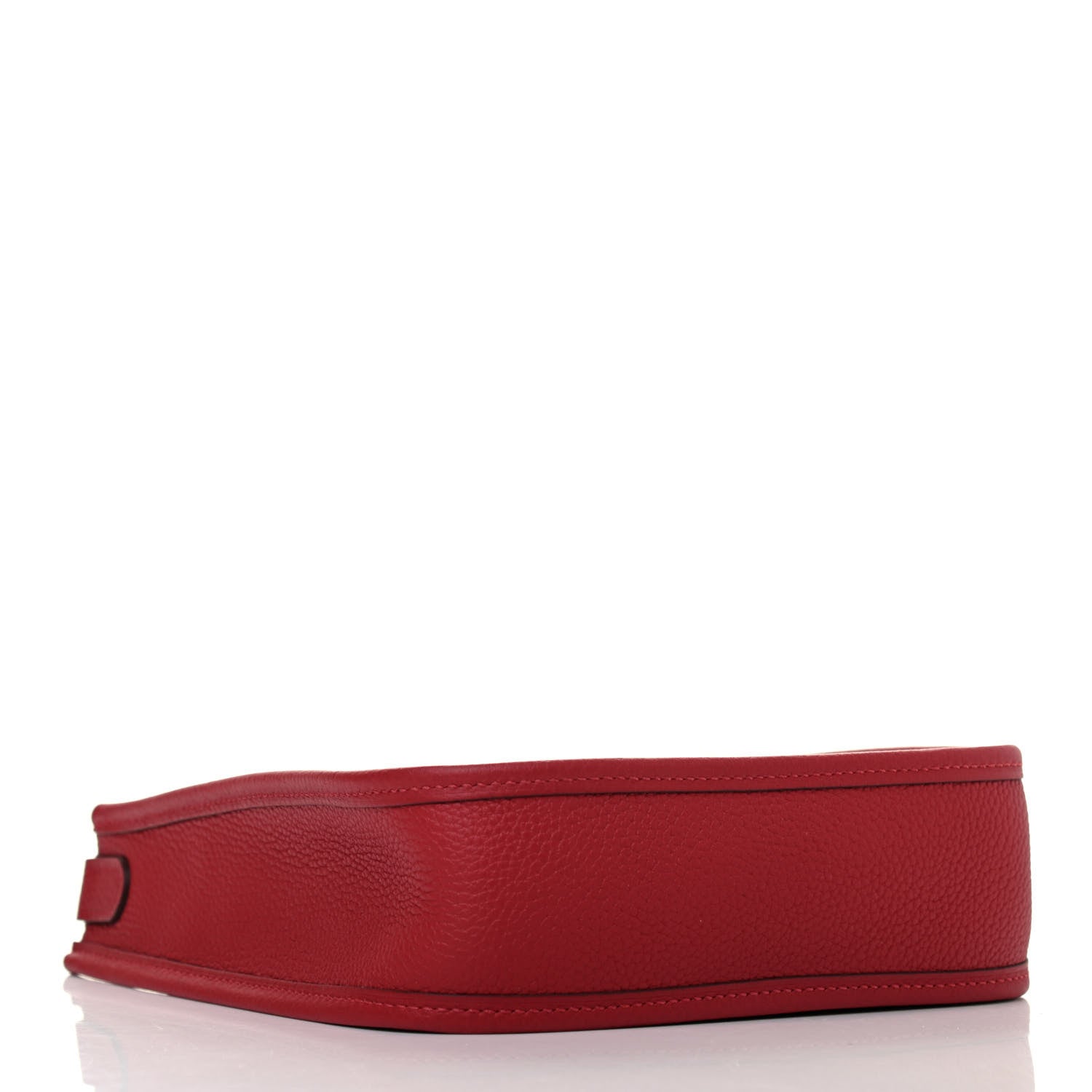 Hermes Taurillon Clemence Evelyne TPM Rouge Casaque 3 of 4