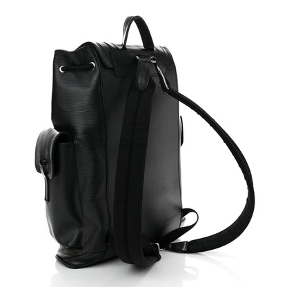 Louis Vuitton Epi Christopher Backpack PM Black 3 of 10