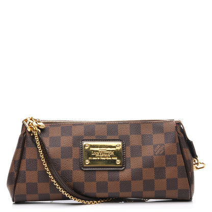 Louis Vuitton Damier Ebene Eva Clutch 1 of 7