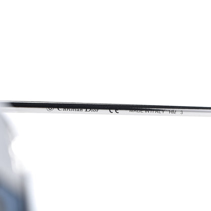 Christian Dior Split 1 Aviator Sunglasses Silver Blue 7 of 9