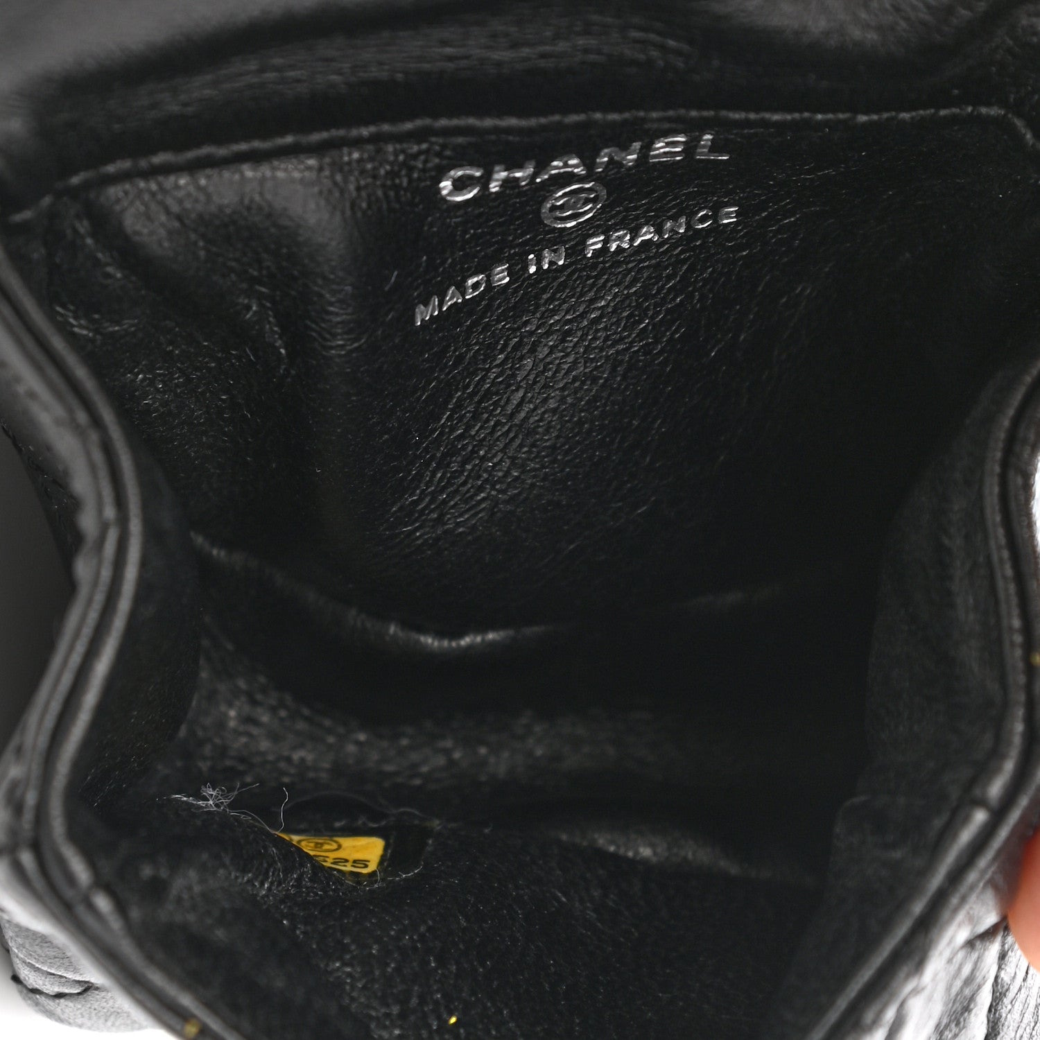 Chanel Calfskin Quilted 2.55 Ankle Wrist Bag Black 5 of 8