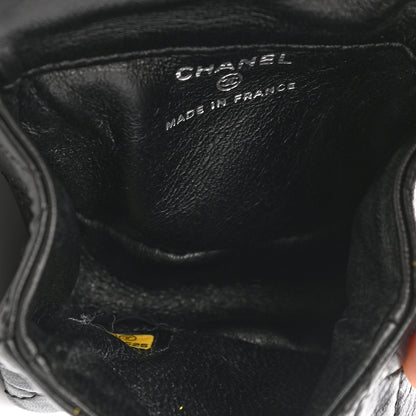 Chanel Calfskin Quilted 2.55 Ankle Wrist Bag Black 5 of 8