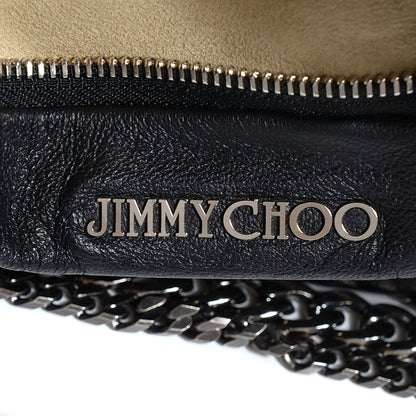 Jimmy Choo Soft Vachetta Small Biker Saddle Chain Satchel Black 9 of 9
