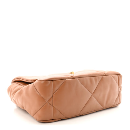 Chanel Lambskin Quilted Medium Chanel 19 Flap Brown 4 of 10