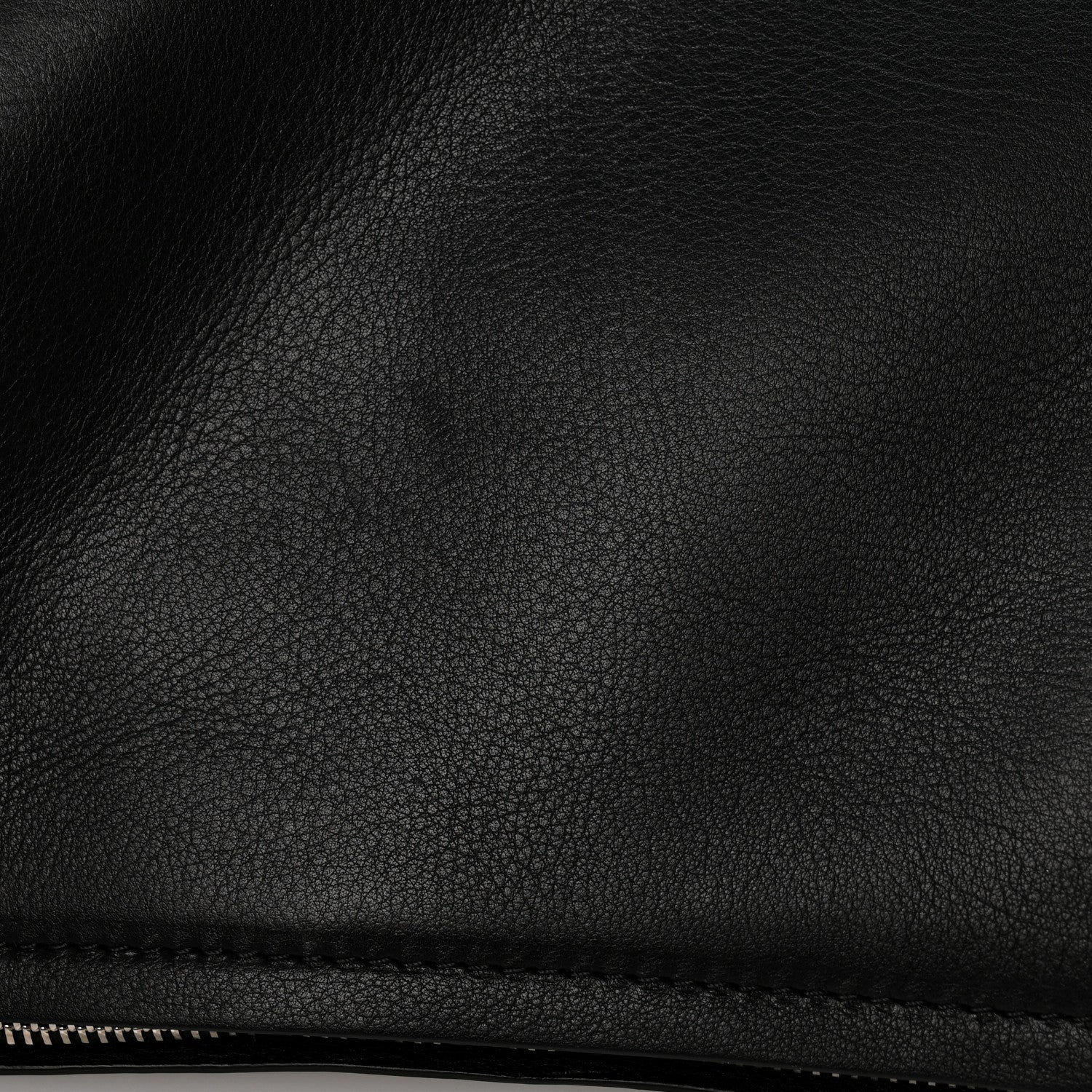 The Row Finely Grained Calfskin Jouvette Bag Black 11 of 11