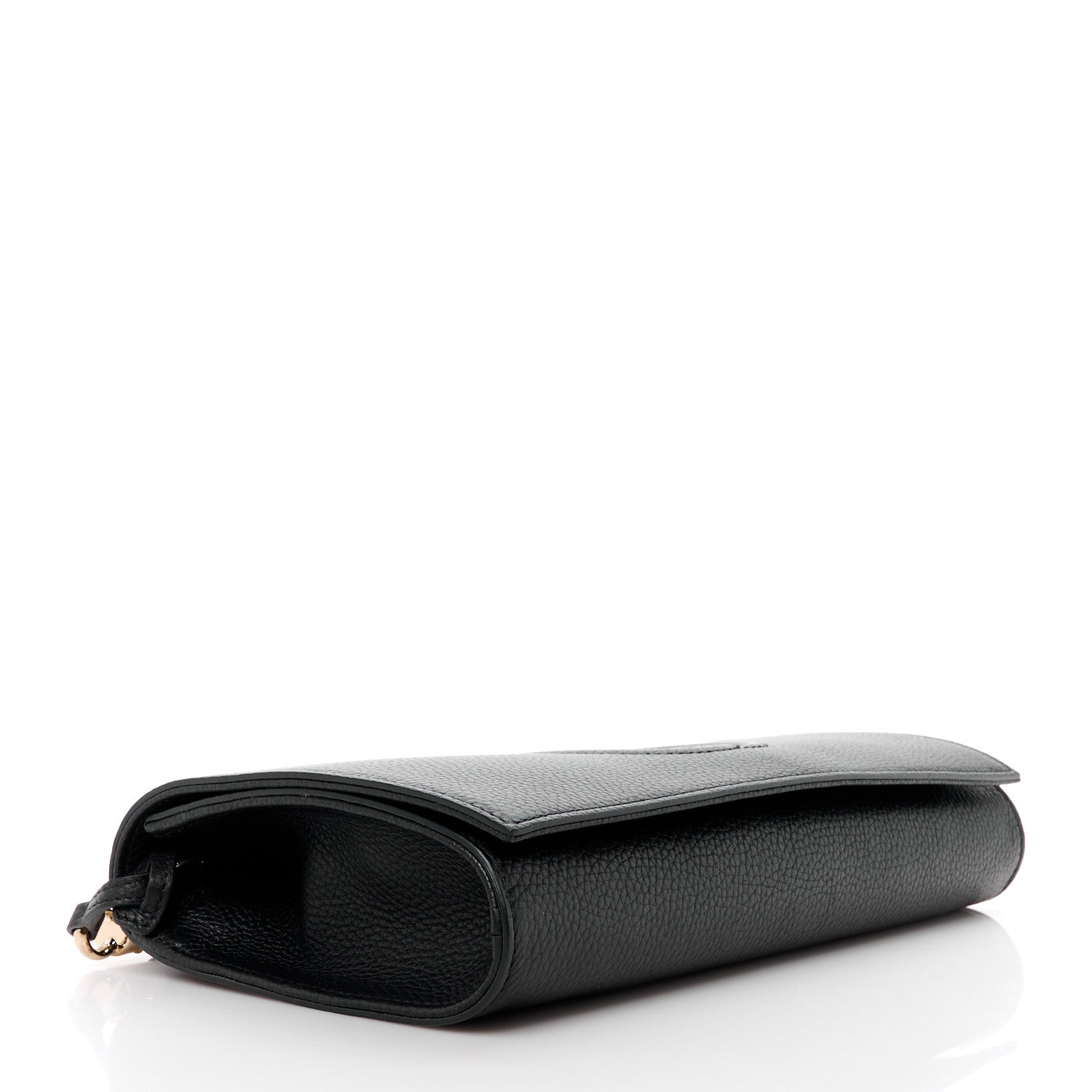 Gucci Pebbled Calfskin Medium Soho Clutch Black 4 of 11