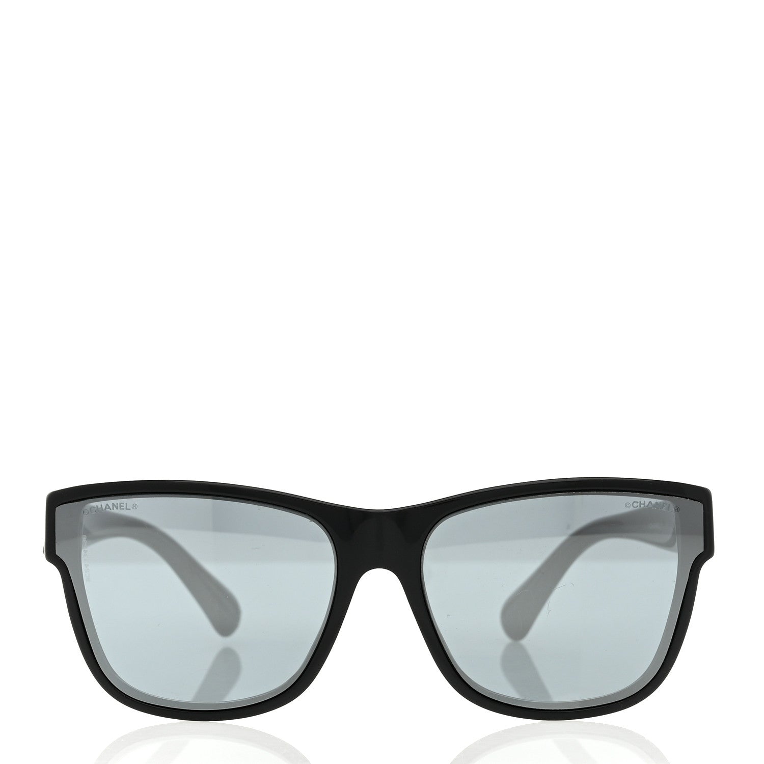 Chanel Acetate Polarized Square CC Sunglasses 5380 Black 2 of 8