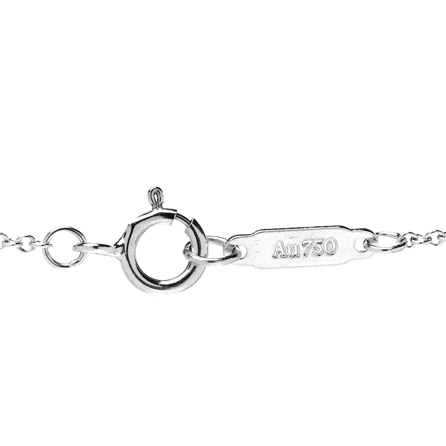 Platinum 18K White Gold Diamond Love Pendant Necklace