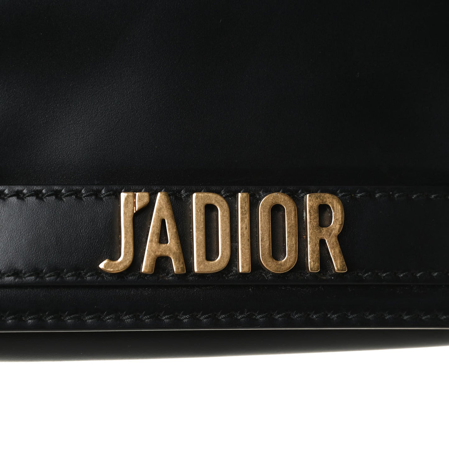 Smooth Calfskin J'adior Croisiere Chain Wallet Black