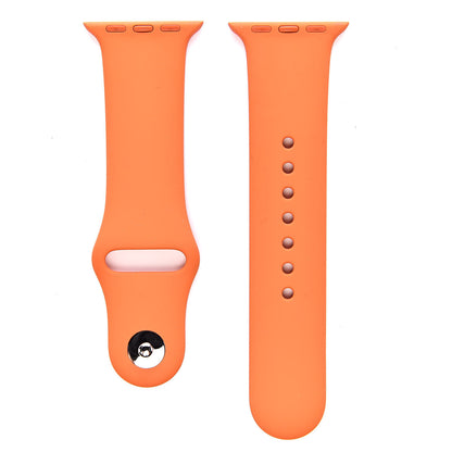 Hermes Silicone 38mm Apple Sports Watch Single Tour Band Orange 1 of 4