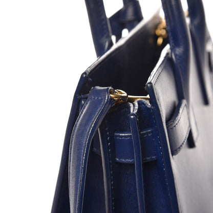 Saint Laurent Calfskin Nano Sac De Jour Dark Blue 12 of 19